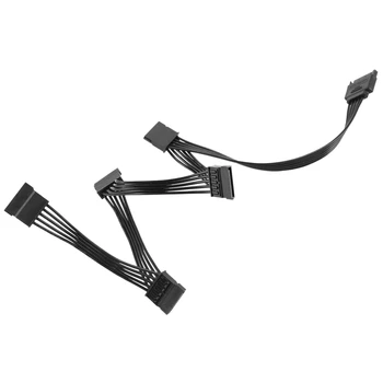 15-Пинов SATA удължителен кабел Захранване Кабел За Твърд диск от 1 Щепсела до 5 Штекеров Газа мощност Кабел-Адаптер За DIY PC Север