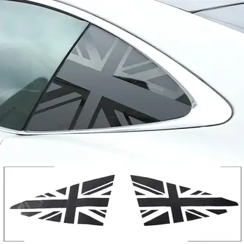 За Jaguar F-Type 2013-2022 Стикер за декорация на триъгълна задна прозорци от PVC-поливинилхлорид, аксесоари за работа на открито фрезоване