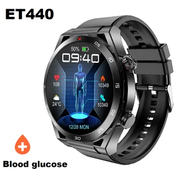 E440 Мъжки Смарт часовници с нивото на Глюкоза в кръвта 1,39 Инча ECG ПР HRV BP, Мат Водоустойчив Часовник IP67, Женски Фитнес Часовник, Безплатна Доставка