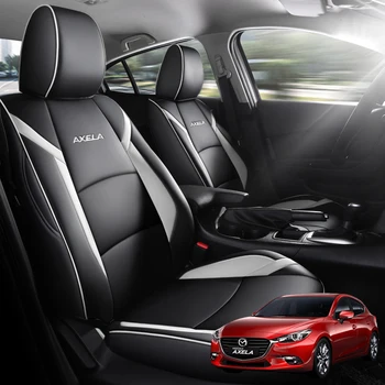 Калъфи за автомобилни седалки Mazda 3 Axela 2014 2015 2016 2017 2018 2019, защитни аксесоари от изкуствена кожа, пълен комплект