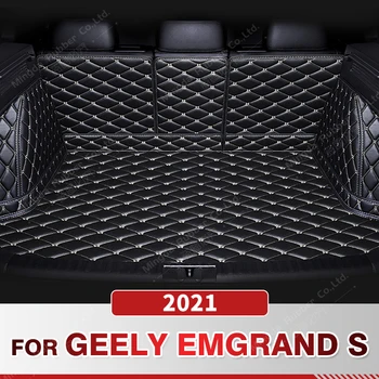 Автоматично подложка за багажника с пълно покритие за GEELY Emgrand S 2021, авто подложка за багажника, аксесоари за защита на купето на товарен подложка