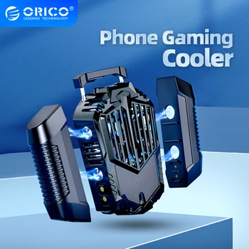 ORICO Универсален вентилатор за охлаждане на телефона Игра охладител PUBG за iPhone, Samsung, HUAWEI, Xiaomi Turbo Hurricane радиатор радиатор