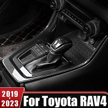 ABS Панел Панели за Смяна на предавките От Въглеродни Влакна, LHD RHD За Toyota RAV4 XA50 2019 2020 2021 2022 2023 RAV 4 Хибридни Автомобилни Аксесоари