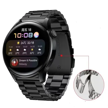 22 мм/20 мм/18 мм и каишка от титанова сплав за Samsung Galaxy watch 3 S3 Huawei GT2 гривна от неръждаема стомана за Amazfit GTR 3 Pro