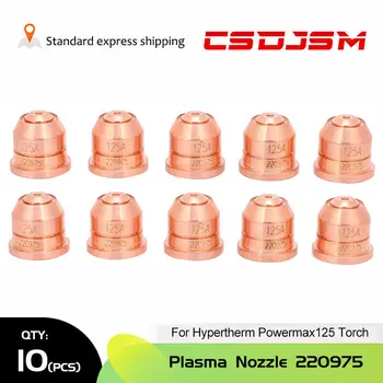 CSDJSM, 10шт 220975 дюза за плазмено рязане 125A за горелката Hypertherm Powermax125
