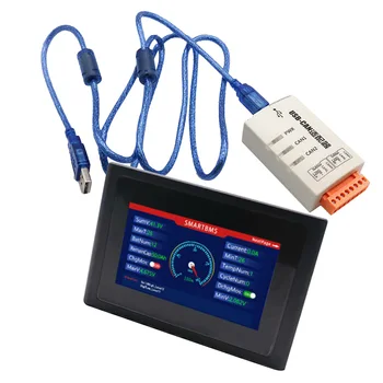Умен Аксесоар BMS LCD Сензорен екран CANbus горивна Такса за Daly USB To CAN Data Box BMS Сензорен Екран за Управление-инчов Сензорен LCD дисплей