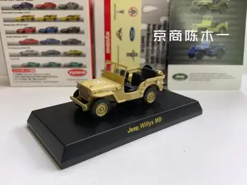 1/64 KYOSHO Jeep Willys MB Колекция от играчки за украса на автомобил от лят под налягане на алуминиеви KYOSHO