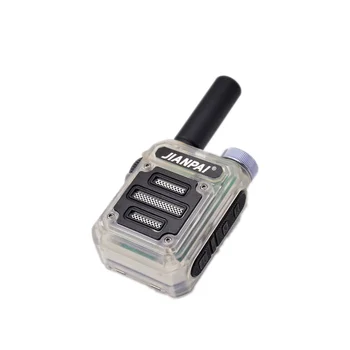 Преносима радиостанция G63 с прозрачен корпус, USB порт C, 400-480 Mhz, радио хям, FM-радиоприемник, честота на сканиране, безжична връзка