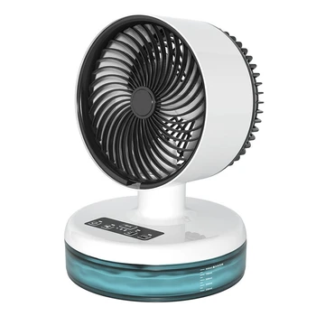 1 бр. мини-електрически вентилатор за начало на работния плот, настолен вентилатор за пръскане на спрей, преносим мини-вентилаторът за овлажняване