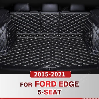 Авто подложка за багажника с пълно покритие за Ford Edge 5-местен 2015-2021 20 19 18 17 16 автомобилен подложка за багажника Аксесоари за защита на интериора