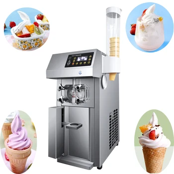 PBOBP 220 В малка машина за приготвяне на сладолед, трицветна мороженица, търговско десктоп оборудване за замразяване сладки оръжие от неръждаема стомана
