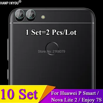 10 Компл./Лот За Huawei P Smart/Nova Lite 2/Enjoy 7S Обектива на Камерата за Обратно виждане Защитно покритие От Мек Закалено Стъкло Защитно Фолио
