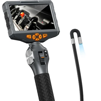 Teslong 210 градуса шарнирный ендоскоп с 5-инчов камера за визуално разглеждане на автомобилни тръби
