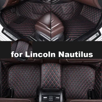 Автомобилни постелки Autohome за Lincoln Nautilus 2015-2019 г. освобождаването, подобрена версия, аксесоари за крака, килими