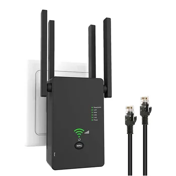 Безжичен 2,4 G 5G WiFi Удължител/Рутер/точка за достъп AC1200 двойна лента Ретранслатор Усилвател на сигнала Ac Далечни разстояния 1200 Мб/с Точка за достъп Wi-Fi