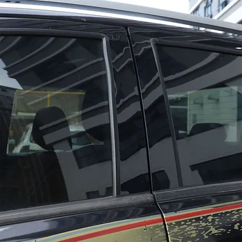За Ford Ranger Wildtrak T7 Т8 2015-2021 БР., ярки черни стикери за украса на централна багажник на прозорци на коли, автомобилни аксесоари