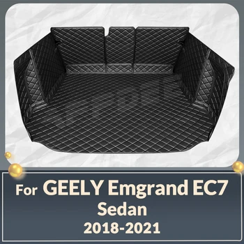 Автоматично Мат С Пълно Покритие на Багажника За GEELY Emgrand EC7 2018-2021 20 19 Automobile Калъф За ски Багажник, Тампон За Карго Подложка, Аксесоари За Защита на Интериора