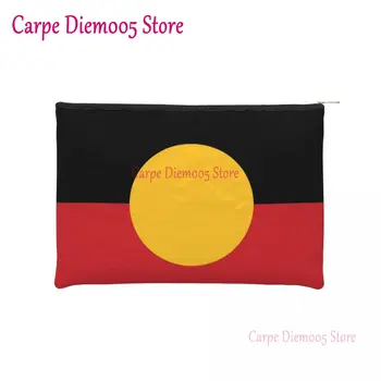 Пътна чанта за тоалетни принадлежности с флага австралийски абориген, на скъпи козметични органайзер за грим, женски калъф за съхранение на козметиката