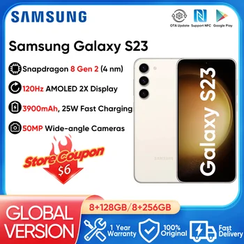 Samsung Galaxy S23 5G Смартфон Snapdragon 8 Gen 2 6,1 