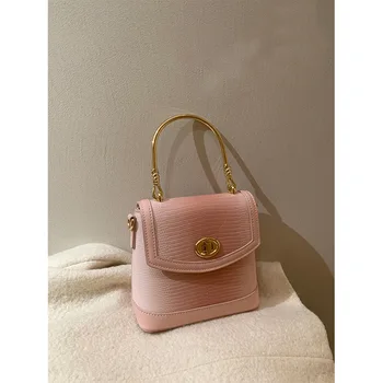 Дамски чанта от премиум-клас, началото на пролетно новост 2023, модни текстурная чанта-русалка, универсална малка чанта през рамо за жени