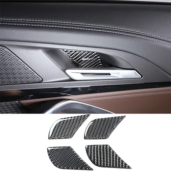За BMW X1 U11 2023-2024 Декоративни аксесоари за интериора на автомобилни интериорни врати от мека въглеродни влакна
