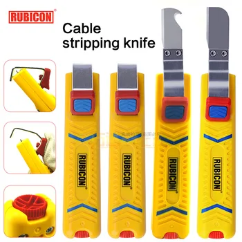 Нож за отстраняване на кабелни проводници RUBICON Нож Електротехник, Прав и Извит Нож За отстраняване на бои и Пилинг R10160 R10270 R10281 R10280