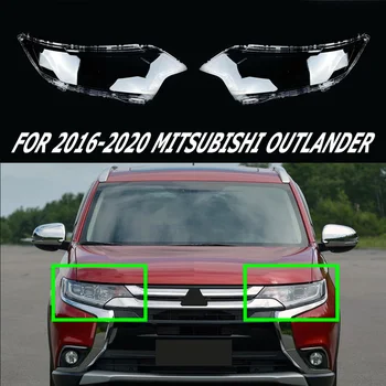 Подходящ за 2016-2020 Mitsubishi Outlander Капак на обектива фарове бистра