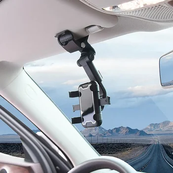 Монтиране на Слънцезащитни Козирка автоаксесоари XS GPS Огледало за Обратно виждане Поставка Кола за Мобилен Скоба