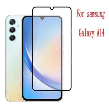 Пълно покритие от закалено стъкло за Samsung Galaxy A14 Стъкло за Samsung A14 5G SM-A146P SM-A146P/N SM-A145F Защитно фолио за екрана