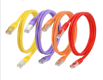 шест мрежови кабели домашна сверхтонкая високоскоростната мрежа cat6 gigabit 5G бърза компютърна изпращане на съединителната скок SE932