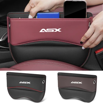 Кутия за съхранение на столчето за кола, органайзер за разлика в автокресле, странична чанта за седалка, запазено отвор за зарядно кабел, автомобилни аксесоари за Mitsubishi ASX