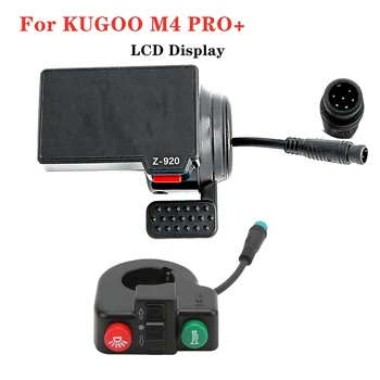 6-Пинов LCD Дисплей на Таблото + Бутон за Превключване За KUGOO M4 PRO + Дисплей на Уреда За Електрически Скутер, Резервни Части, Аксесоари