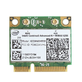 Двухдиапазонная 300M 2,4 + 5G безжична Wifi карта PCI-E за Intel 6250 FRU Lenovo 60Y3195
