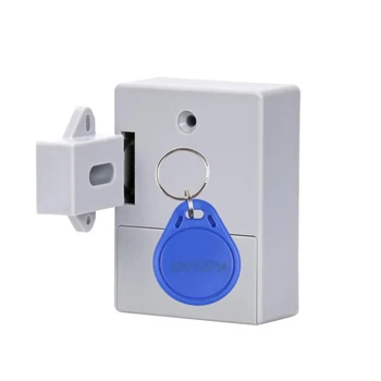 Мини Интелигентни електрически индукционный автоматично заключване на вратите с управлението на RFID заключване на кабинета мебелен заключване кутия RFID ключ
