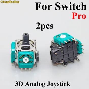 2 елемента Оригинална дубликат част 3D аналогов джойстик джойстик капачка модул сензор джойстик за Nintend Switch контролер NS Pro joypad