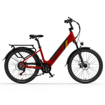 LANKELEISI ES500PRO 24-инчов електрически градски велосипед рамка от алуминиева сплав 48v 16ah литиева батерия ebike 500w електрически велосипед
