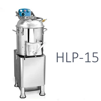Търговска машина за почистване на картофи от неръждаема стомана и сплав Al + mg HLP-15 sea shell/sweet диван/taro от обвивката 165 кг/ч 750 W