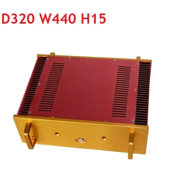 D320 W440 H150 клиенти усилвател на КПР от анодизиран алуминий, корпус 