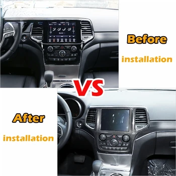 За Jeep Grand Cherokee 20192022 ABS Автомобилна навигация GPS Декоративна тампон стикер автомобилни аксесоари