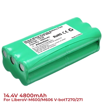 Батерия 14,4 v Ni-MH 4800 mah Робот-Прахосмукачка Акумулаторна Батерия за Libero V-M600/M606 VbotT270/271 Papago S30C Vone T285D