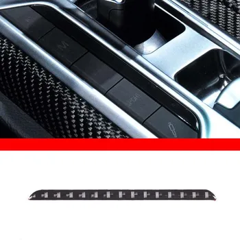 За Maserati Ghibli III (M157) 2014-2015 Авто индикатор за предаване декоративна рамка стикер От Мека въглеродни влакна, Аксесоари за интериор LHD