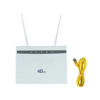 CPE101 CPE-рутер, 2 външни антени, Wifi модем, безжичен рутер, CPE с мрежови кабел RJ45 слот за sim-карти