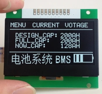 2,4-инчов и 10-пинов бял OLED-модул SSD1309, който има IC128 *64, интерфейс SPI 3,3