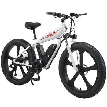 Най-привлекателна рамка от алуминиева сплав Fat Bike Beach Cruiser Ebike-големи гуми Електрически планински велосипед 1000 W 48 электровелосипед за възрастни