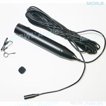 Професионален петличный кондензаторен микрофон, 48, скоба, за да фантомного хранене, микрофони за микшерной камера, тел 5 м 15 м