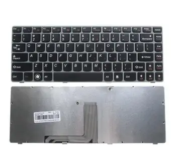 Новата клавиатура за лаптоп Lenovo Z470 Z475 Z370 Z470A Service US сива рамка
