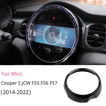 За Mini Cooper S JCW F55 F56 F57, аксесоар, автомобили, централна конзола, екранната лента, пръстен, рамка за декорация на интериора