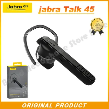 Оригиналната безжична монофоническая Bluetooth слушалка Jabra Talk 45 с микрофон/за стрийминг на предаването, GPS и медии, слушалки за бизнес-хендсфри в колата