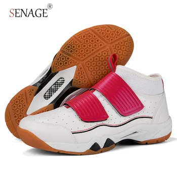 SENAGE Мъжки професионални тенис обувки за бадминтон Чифт маратонки за фитнес Окото дишащи спортни волейболни обувки за тенис
