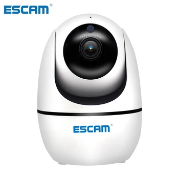 Гореща разпродажба 2019 ESCAM PVR008 2MP 1080P Безжична PTZ камера с автоматично проследяване, детекция на движение, P2P IP камера